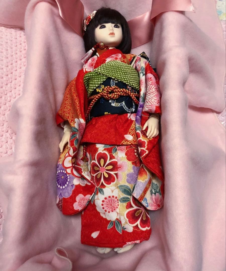 日本人形　和人形　球体関節人形　　　SD オビツ　着せ替え人形　リボーンドール