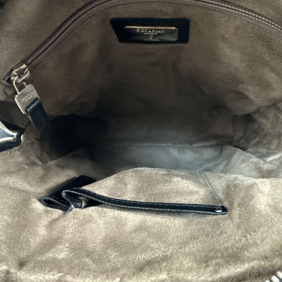 未使用 SERAPIAN セラピアン サフィアーノ レザー ショルダーバッグ