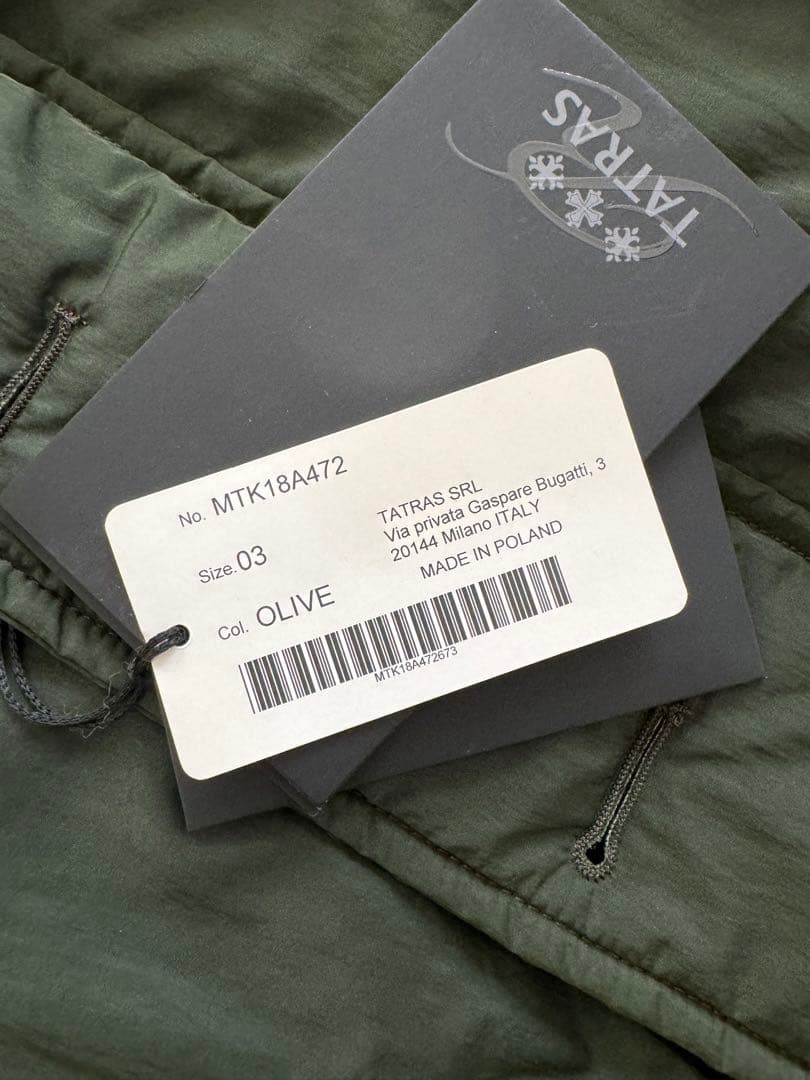 ウ*ラ様 TATRAS R ダウンmtk18a472 サイズ3未使用品