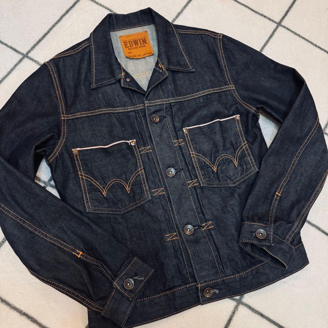 ✳︎美品✴︎ EDWIN エドウィン デニムジャケット セルビッチ 赤耳