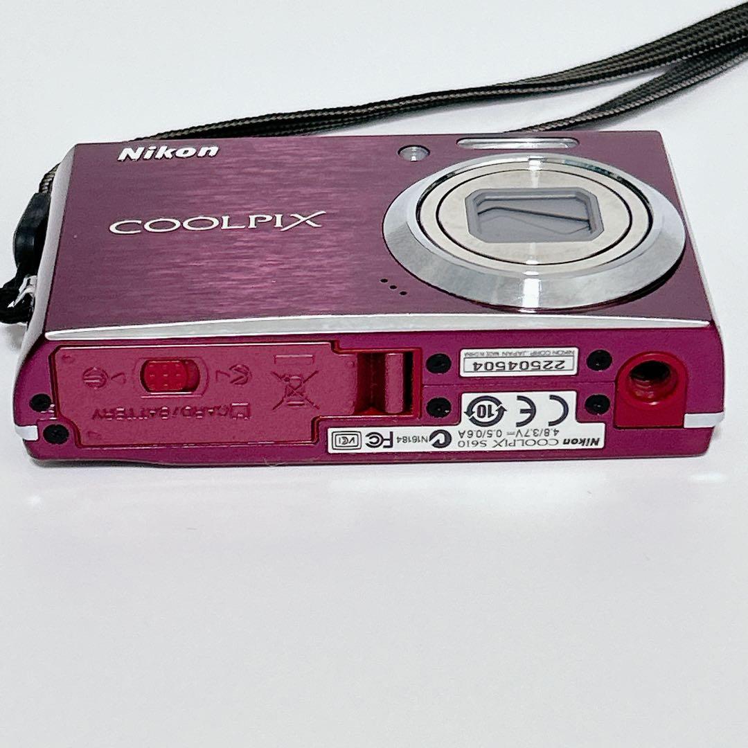 人気色✨ Nikon COOLPIX S610 パープル 充電器 バッテリー付