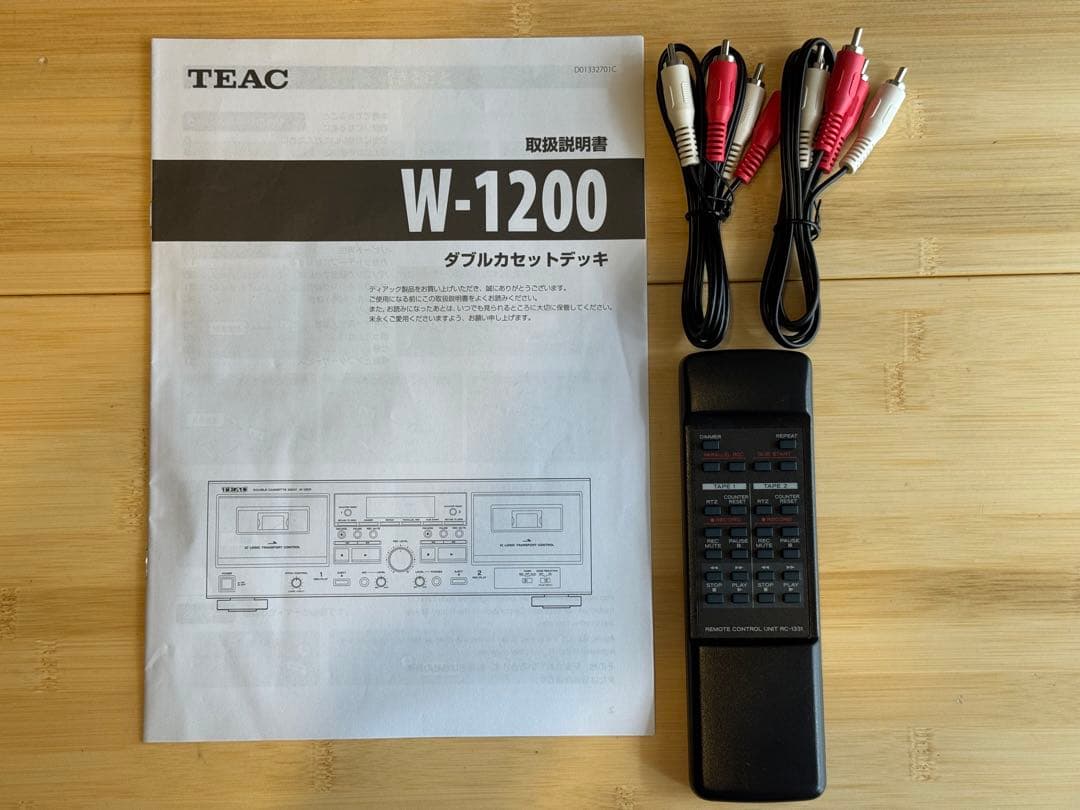 TEAC W-1200 ダブルカセットデッキ