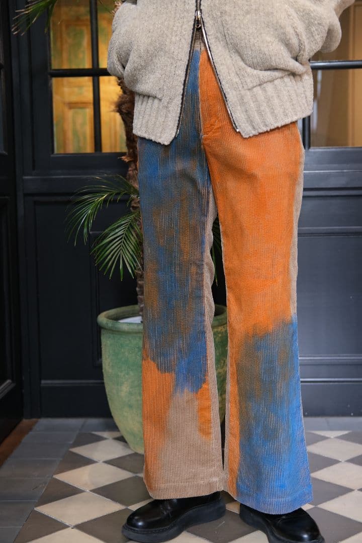 新品タグ　ベルパー　belper コーデュロイフレアパンツ