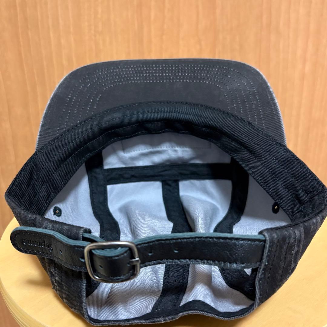 シュプリーム　チノ　キャンプキャップ　ジェットキャップ　ブラック　黒　25SS