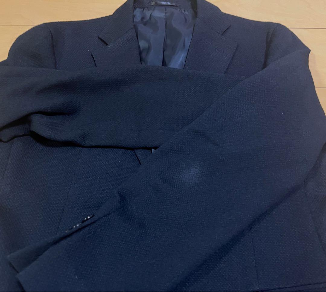 BEAMS HERTスーツ セットアップ 3ピース ダークネイビー