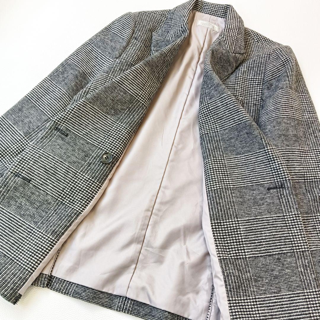 極美品✨ジャーナルスタンダードレリューム Wブレストメルトンジャケット チェック