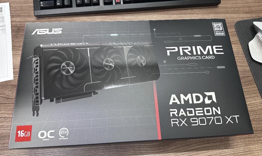 「即日発送」★ほぼ新品★PRIME-RX9070XT-O16G ASUS