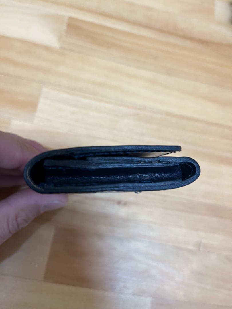 グレンロイヤルGLEN ネイビー レザー 名刺入れ