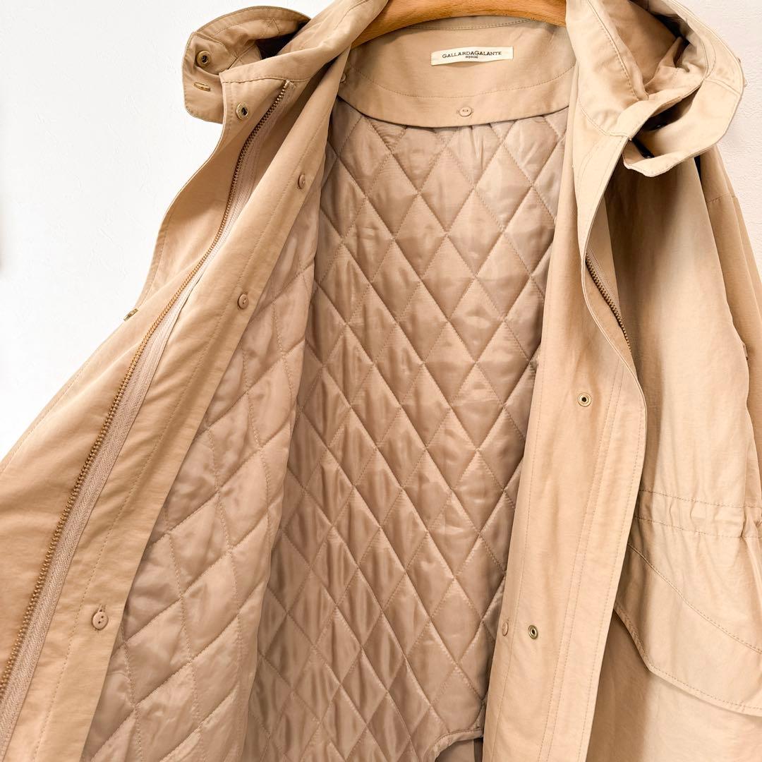 美品 GALLARDAGALANTE モッズコート キルティングライナー付き