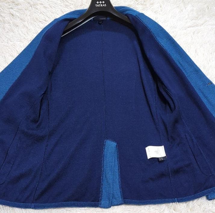 定価9万 逸品 洒脱 LARDINI ラルディーニ ニットジャケット L