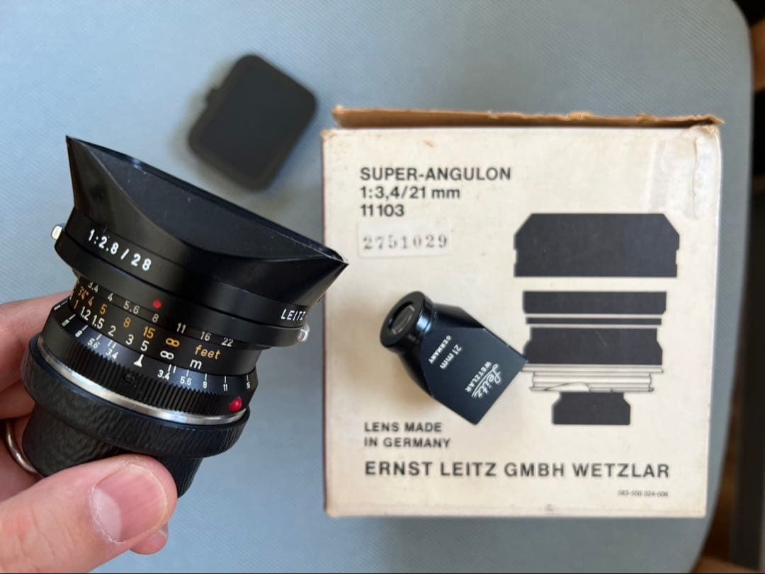 レンズ(単焦点) LEITZ SUPER-ANGULON 21mm f/3.4