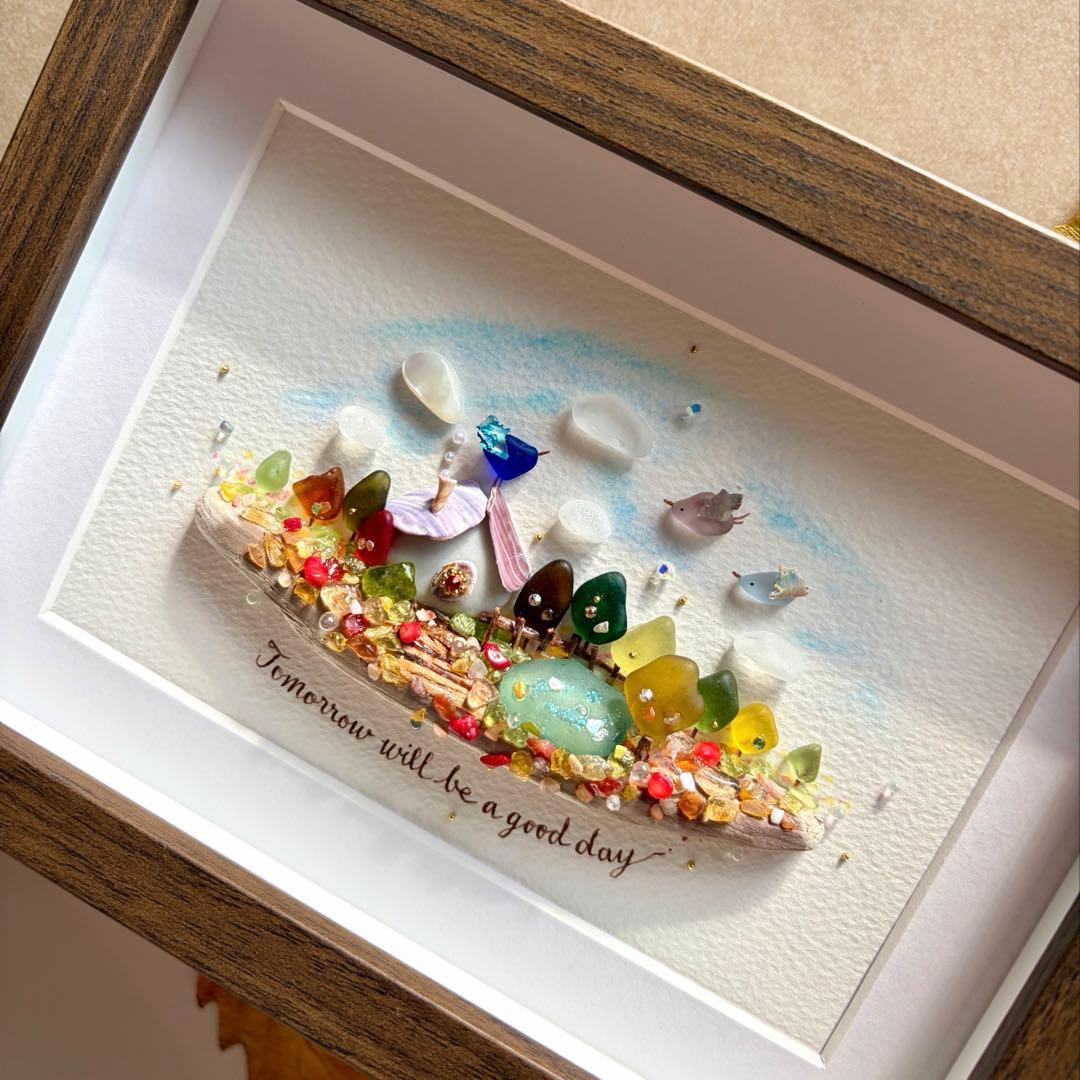 よっち　オーダー受付　シーグラスアート