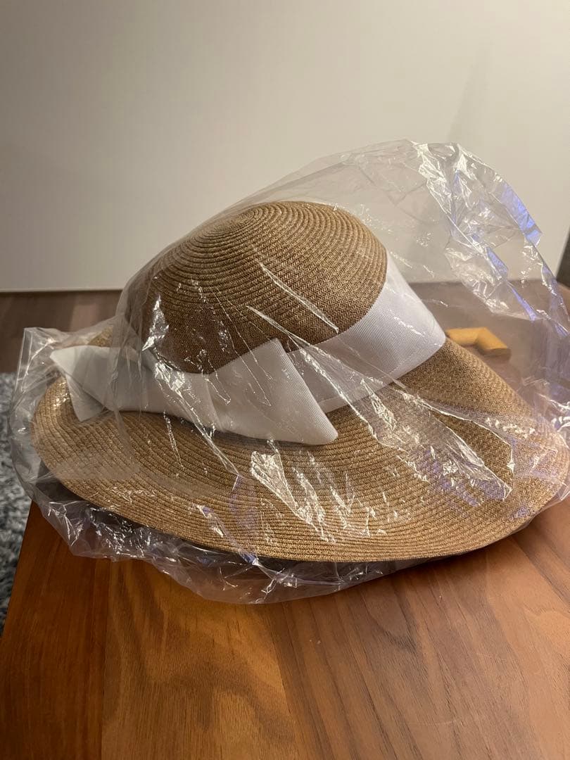 yori ペーパーブレードリボンハット 新品未使用