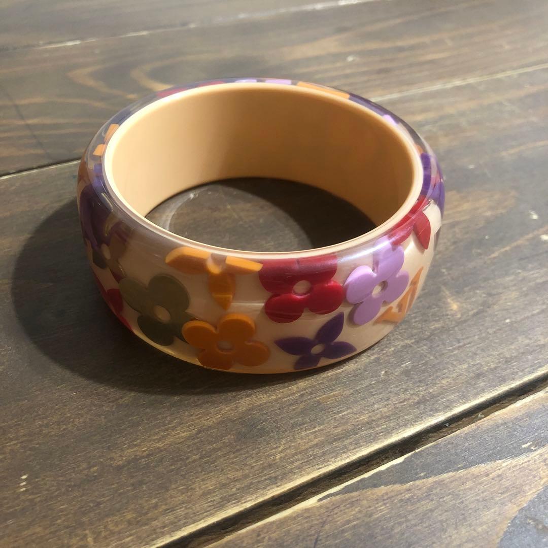 LOUIS VUITTON クリア カラフル モノグラム バングル