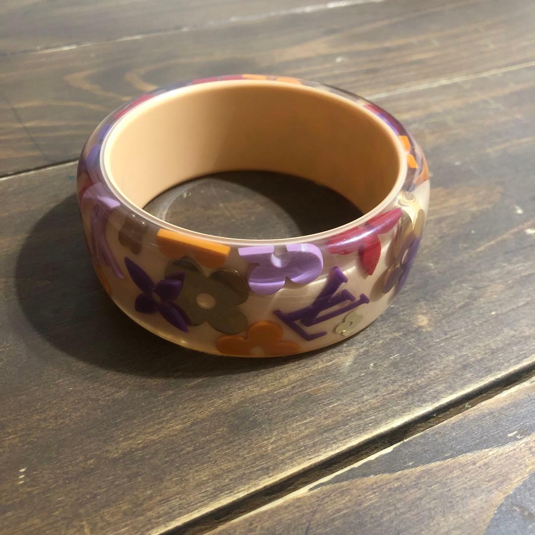 LOUIS VUITTON クリア カラフル モノグラム バングル