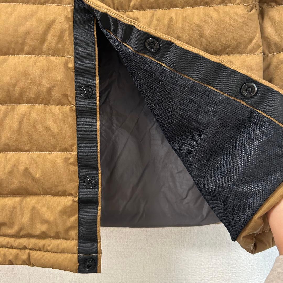 NANGA ナンガ　ホワイトレーベル　ダウンカーディガン　Sサイズ　coyote