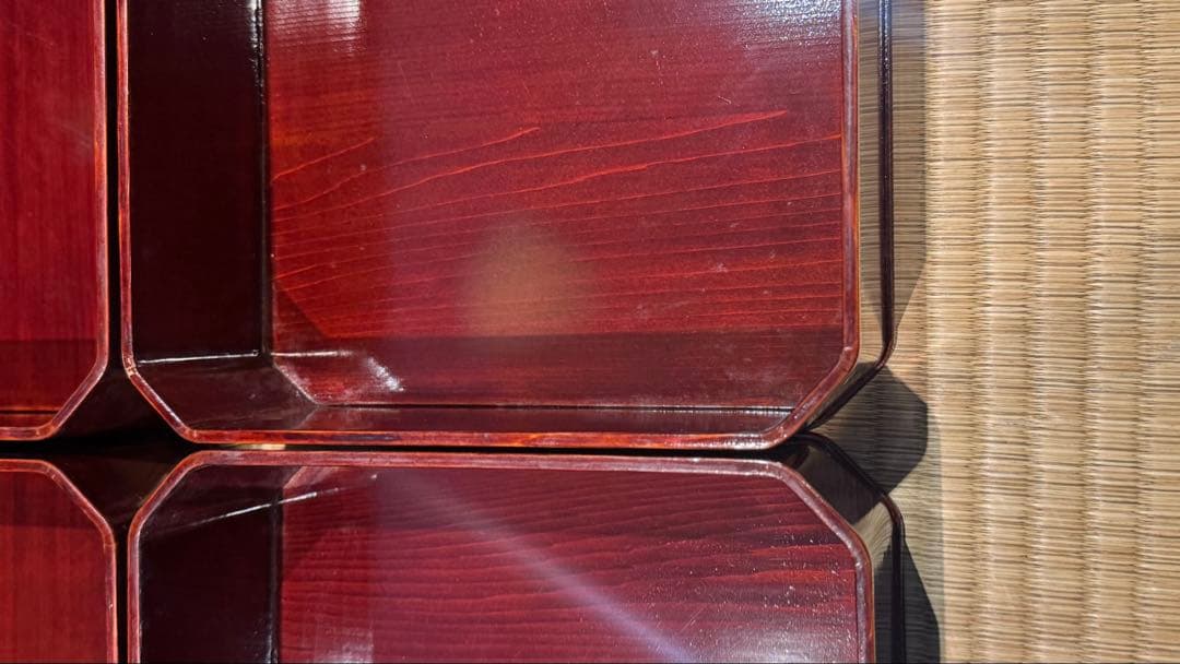 溜塗 大徳寺弁当 10客 縁高 共箱