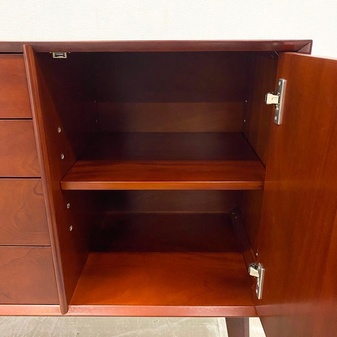 訳あり アウトレット展示品 DENコーポレーション キャビネット マホガニー11