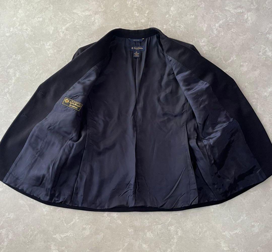 美品✦ブルックスブラザーズ テーラードジャケット XL 黒　カシミア100%