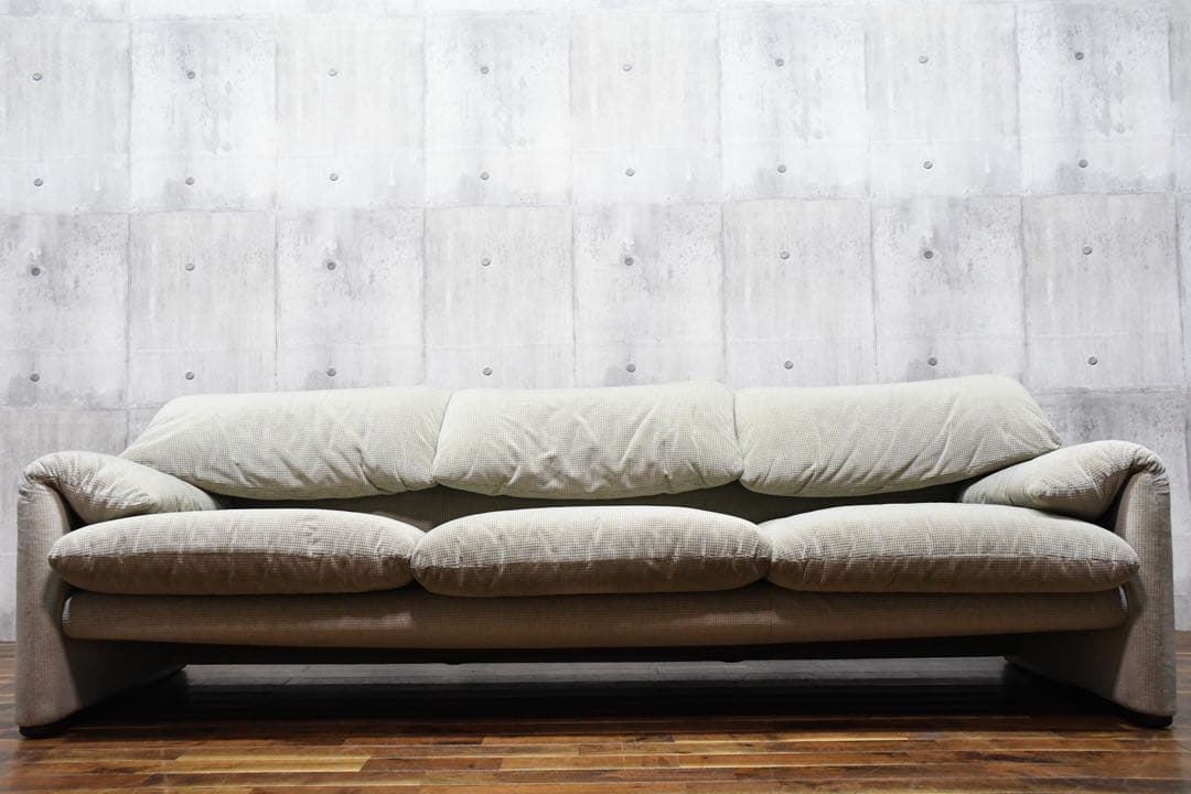 CCC1 Cassina カッシーナ 675 マラルンガ 3人掛けソファ