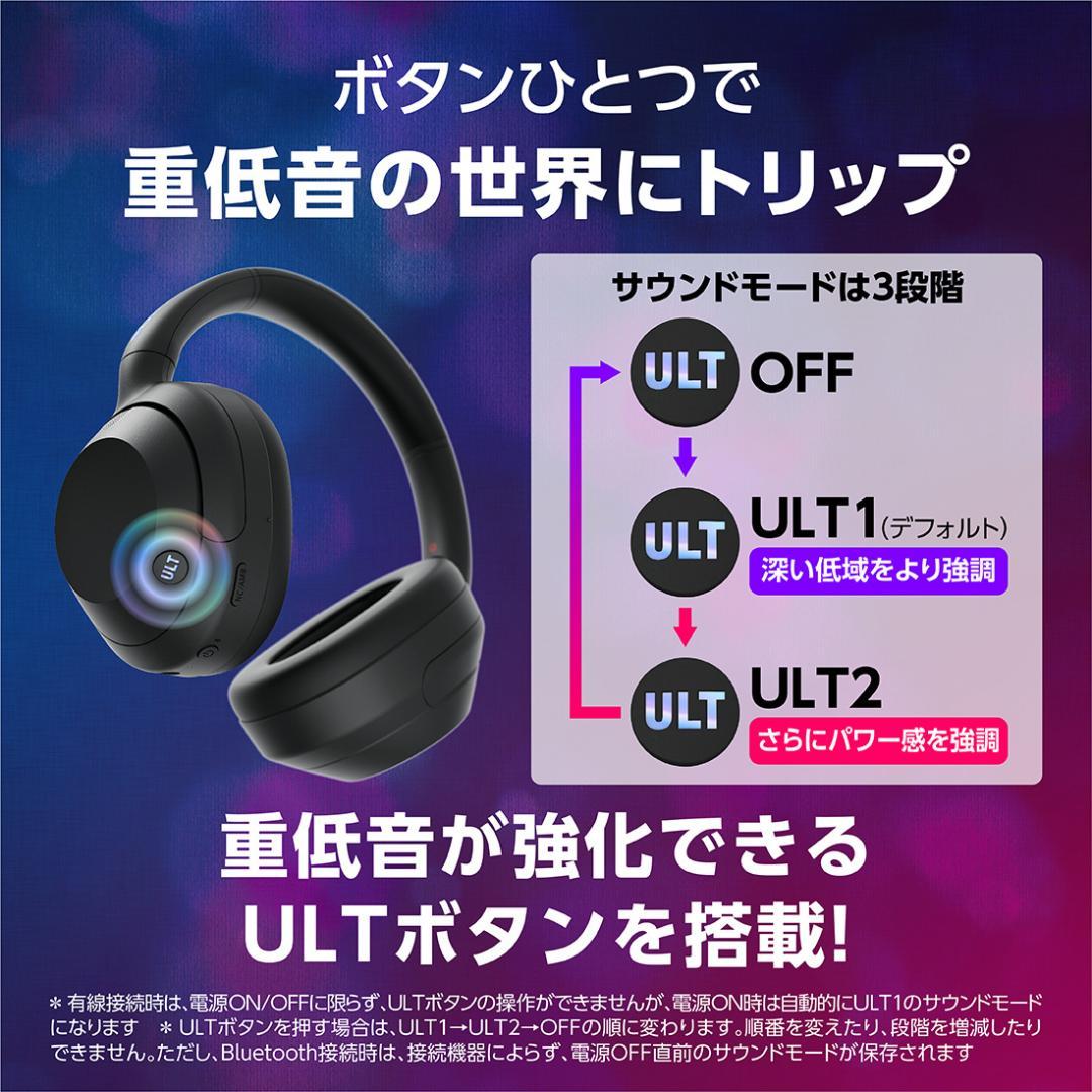 ★最終年末特別価格★新品未使用★ソニーULTWEARWH-ULT900Nブラック
