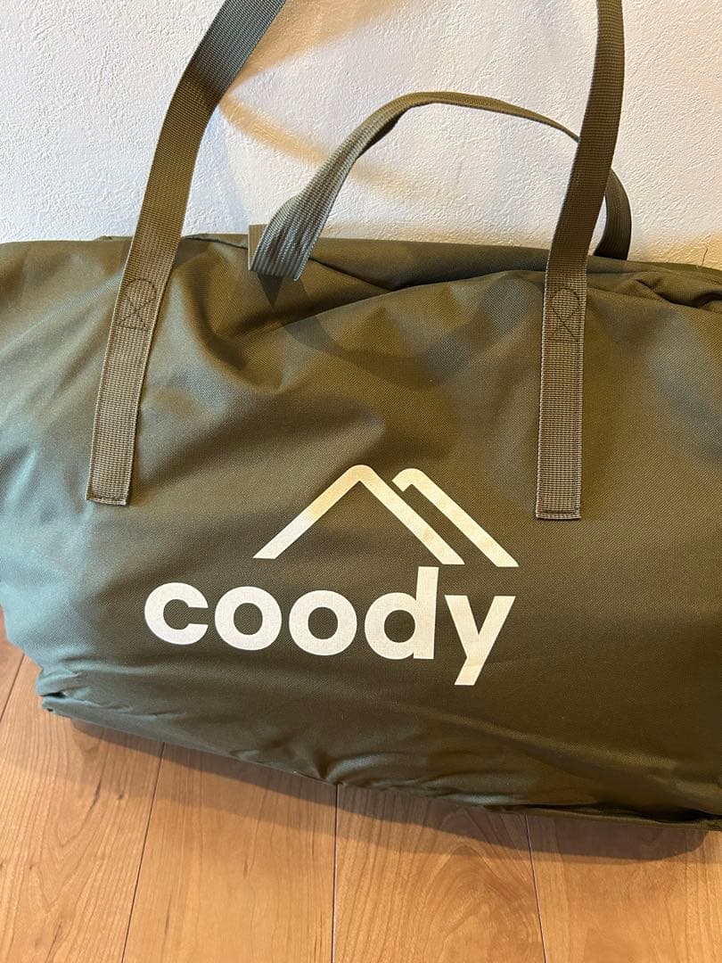 coody エアベッド　AIRBLOCK エアブロックダブル　オリーブグリーン