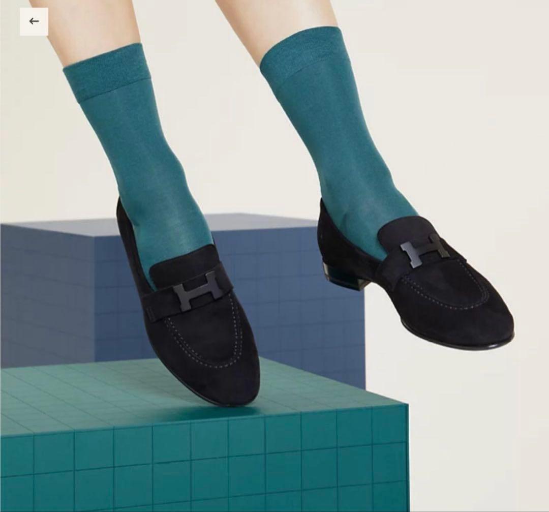 【新品・未使用】HERMESエルメス 2024AWモカシン《パリ》 35