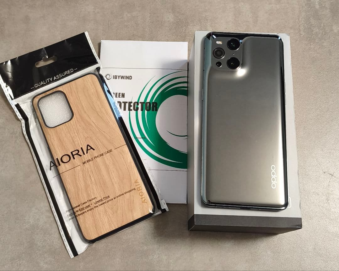 OPPO Find X3 Pro SIMフリー ケース フィルム付き