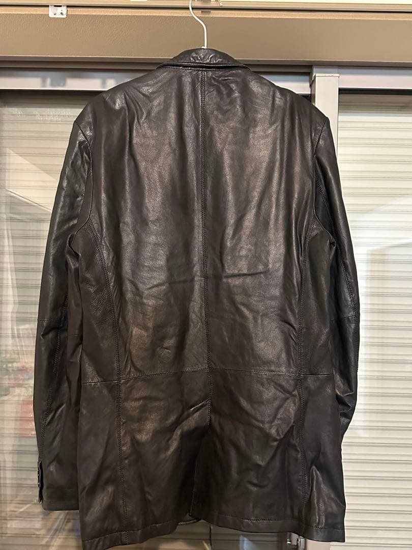 小*ジ様 Yohji Yamamoto pour homme レザー 6釦ジャケ