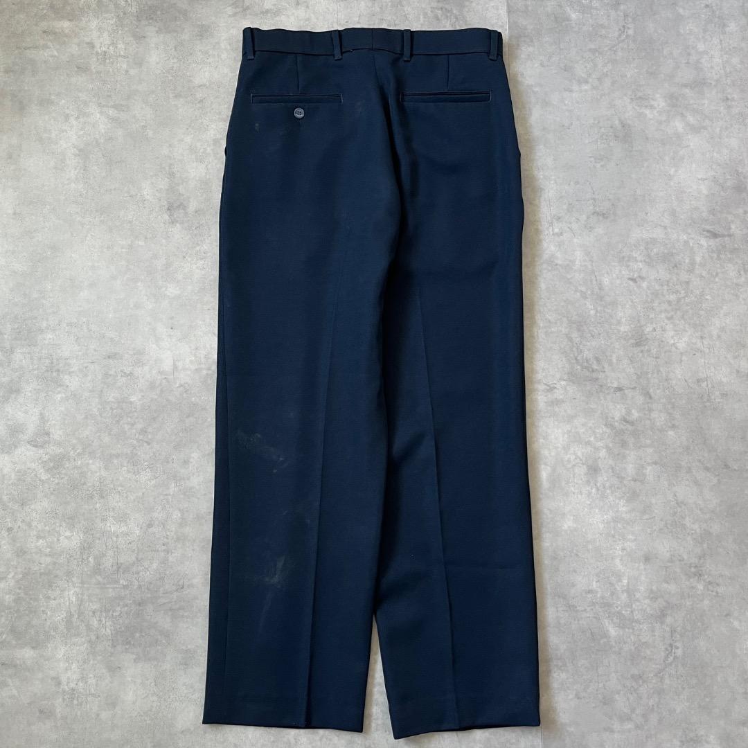 リーバイス アクション スラックス ボトム W32 90s 古着 紺 17790