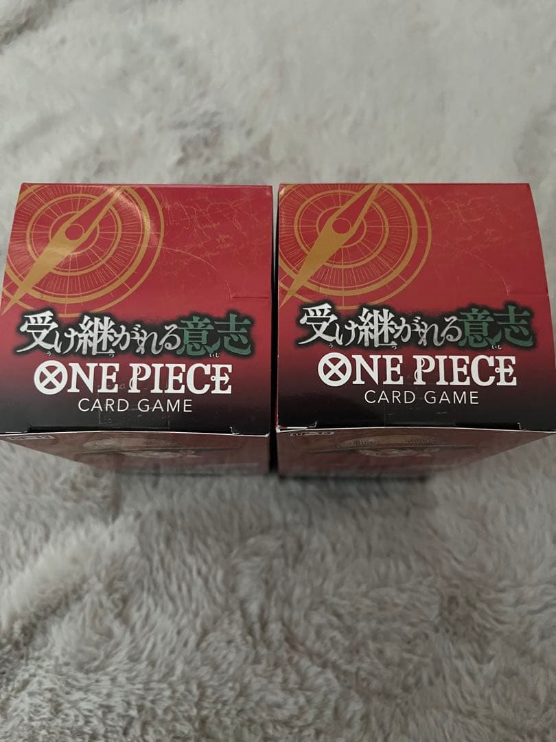 ワンピース　ONEPIECE 受け継がれる意思　2BOX 未開封　テープカット無