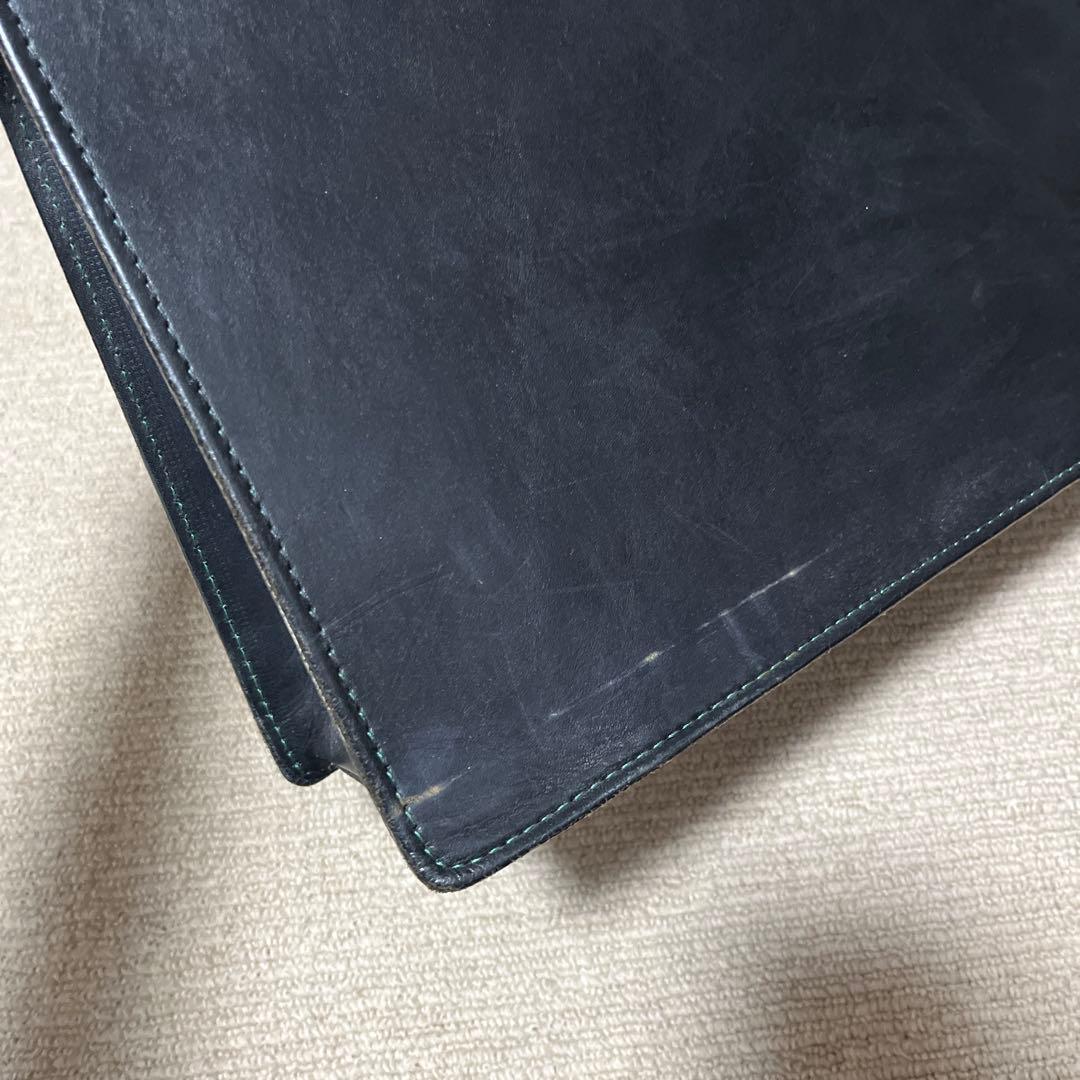 送料込みに変更　キタムラ　ビジネスバッグ　ブラックレザー　ダレスバッグ