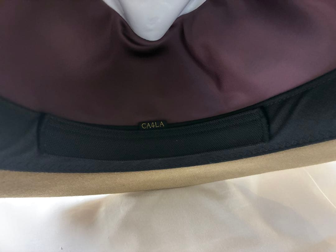 KNOX ベージュ ウール フェルトハット