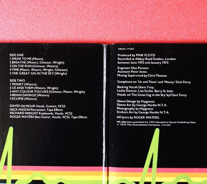 PINK FLOYD／The Dark Side Of The Moon【US】