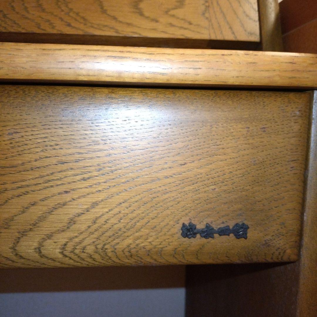 浜本工芸 木製 ライティングビューロー ライティングデスク 引出付き 学習机 机