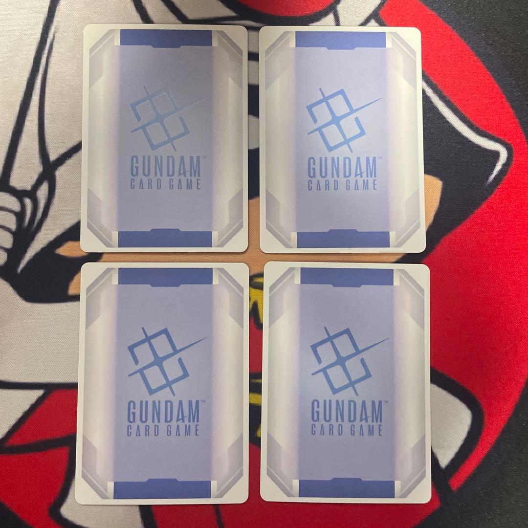 ガンダムカードゲーム　ウイングガンダムゼロ　LR+ パラレル　4枚