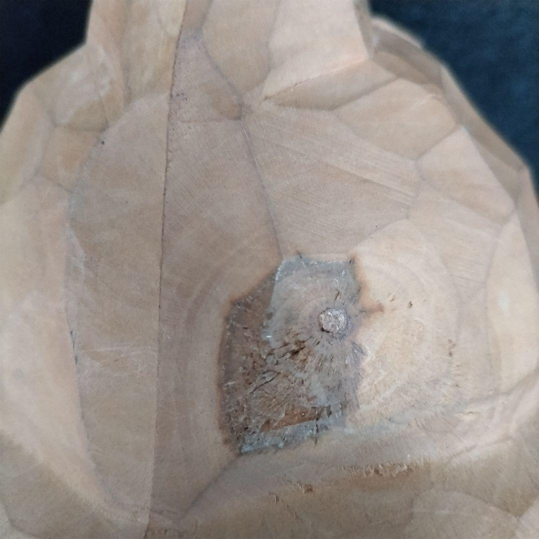 八雲 柴崎重行 彫刻熊 サイン 志 1990 木彫り 熊 鑑定書無し