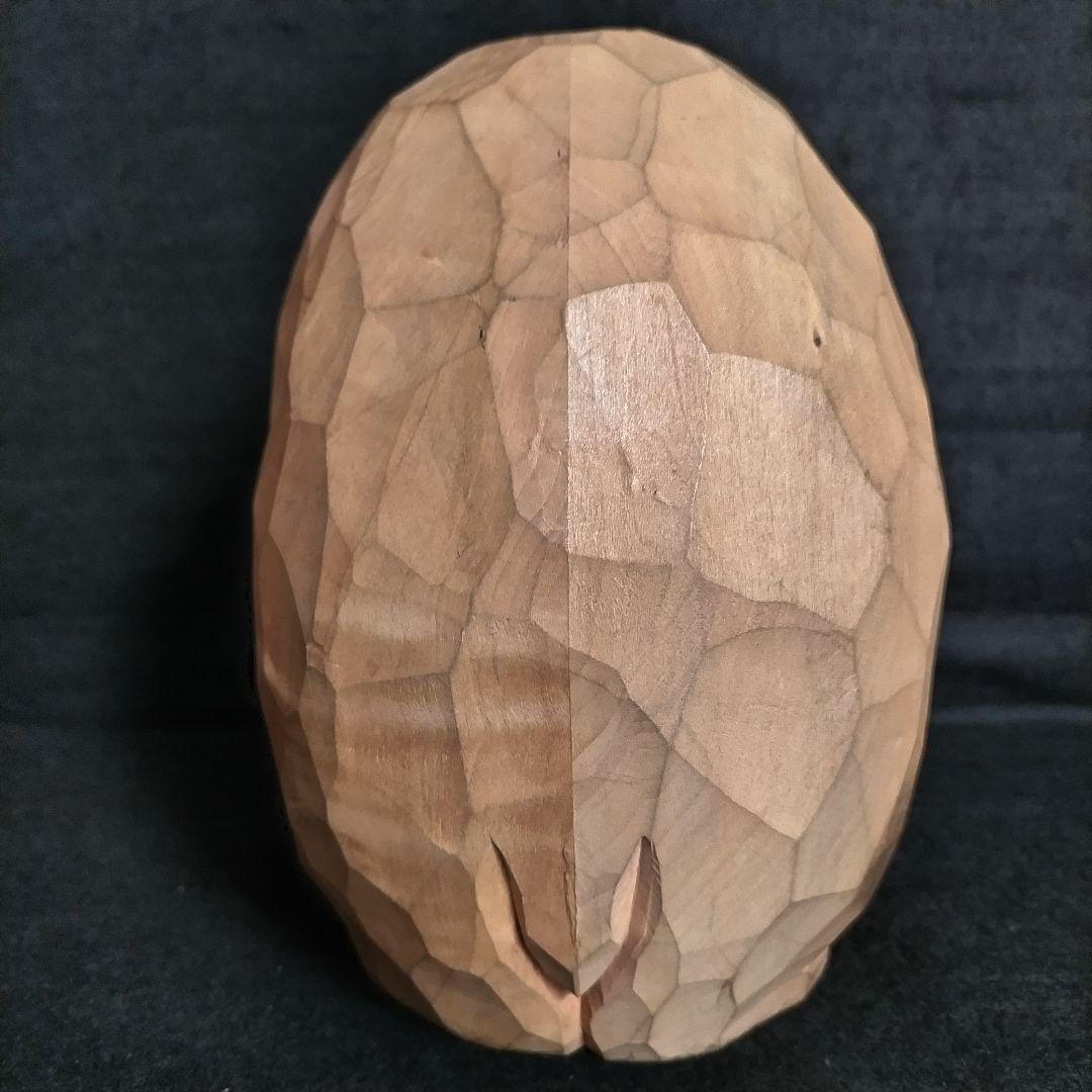 八雲 柴崎重行 彫刻熊 サイン 志 1990 木彫り 熊 鑑定書無し