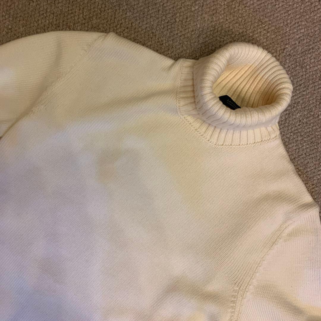 試着のみ　zanone タートルネックニット　ミドルゲージ　50