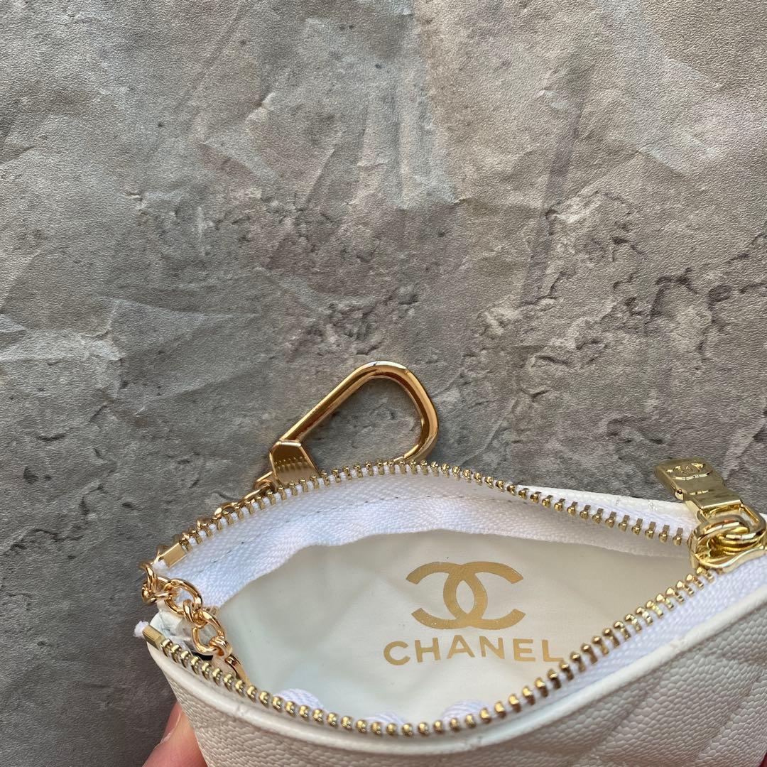 ケース　ノベルティ ココマーク　ホワイト　チェーンロゴ