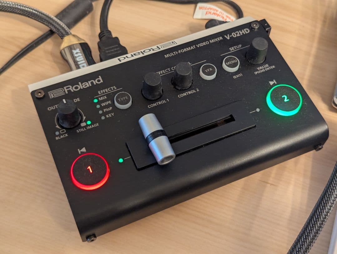 k*5様 Roland V-02HD マルチフォーマットビデオミキサー