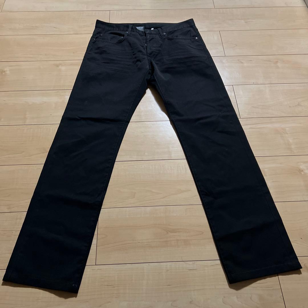 Dior homme 初期物 04ブラックパンツ コットンポリ　エディスリマン