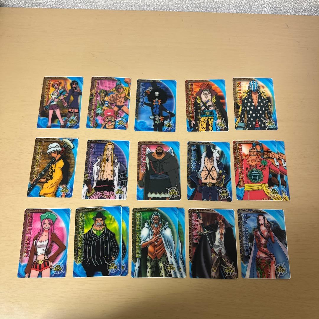ワンピース3DカードコレクションNO.1〜NO.27コンプ　32枚セット