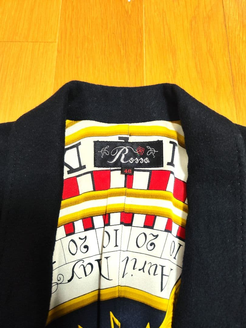 【高級素材美品】カシミヤ100% ジャケット ブレザー 裏地デザインありユニセッ