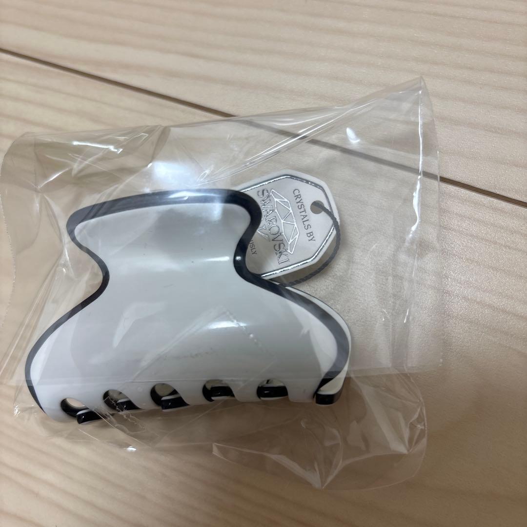 【新品未使用】コンプレックスビズ　バンスクリップ　バイカラー　ホワイト