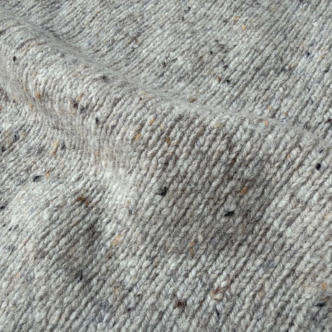 【新品】タートルネック セーター ハーレーオブスコットランド ホワイトネップ