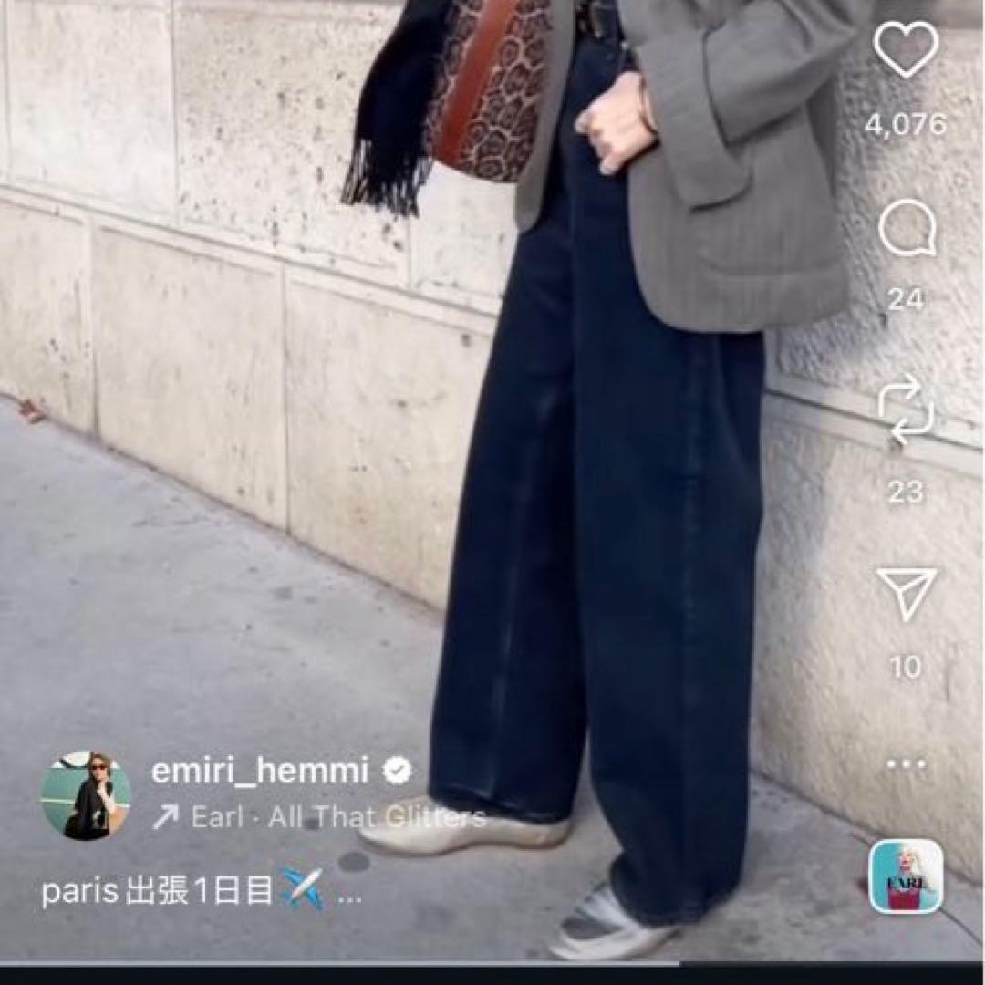 【辺見えみりさん着用】TOD'Sロンハーマン24cmコラボローファー37ゴールド