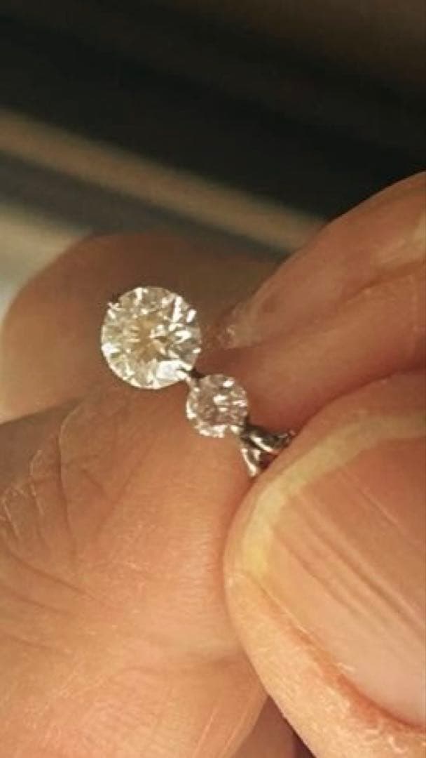 プラチナ850 ピンクダイヤモンド ネックレス