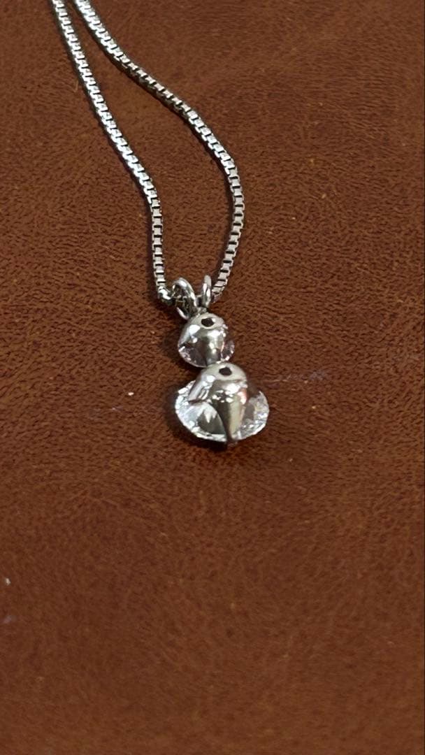 プラチナ850 ピンクダイヤモンド ネックレス