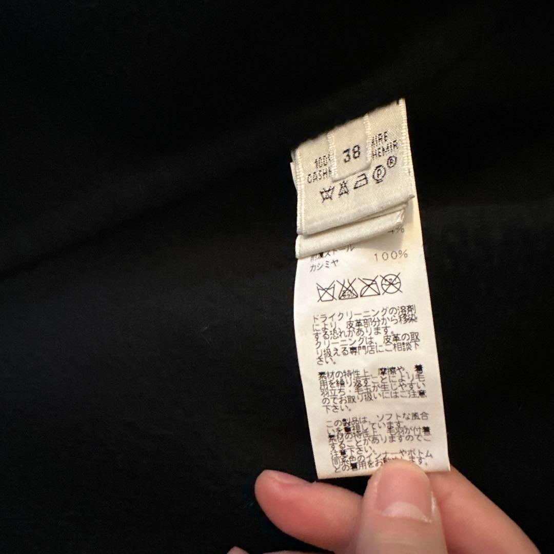 極美品　HERMES エルメス　ダブルフェイス　ブルゾン　レザー　ショートコート